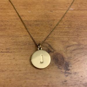 Kate spade ♠️ J initial necklace